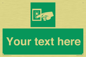 Custom Light Switch Sign